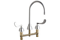 Chicago 201-AGN10ASE3317AB Concealed Hot and Cold Water Sink Faucet