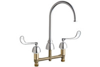 Chicago 201-AGN8AFC319ABCP Concealed Hot and Cold Water Sink Faucet