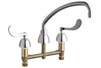 Chicago 201-A317XKABCP Concealed Hot and Cold Water Sink Faucet