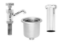 Fisher 3041 Faucet Dipperwell Sink