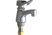 Chicago 333-336COLDABCP Single Supply Metering Sink Faucet