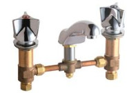 Chicago 404-VE2805-950ABCP Concealed Hot and Cold Water Sink Faucet