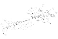 Bradley Equa-Flo HD Pressure Balancing Shower Valve For Individual, Econo-Wall, Wall Saver, & Panelon Showers Parts Breakdown