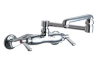 Chicago 445-DJ13E1ABCP Hot and Cold Water Sink Faucet
