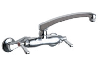 Chicago 445-L8E1ABCP Hot and Cold Water Sink Faucet