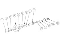 Bradley Compression Shower Valve Parts Breakdown