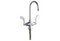 Chicago 50-317XKABCP Hot and Cold Water Mixing Sink Faucet