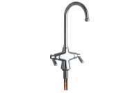 Chicago 50-E1ABCP Hot and Cold Water Mixing Sink Faucet
