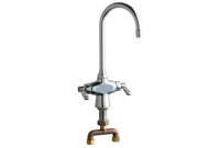 Chicago 50-TXKABCP Hot and Cold Water Mixing Sink Faucet