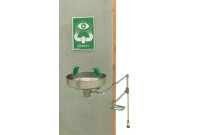 Haws 7433FP Freeze-Resistant Wall-Mounted Eye/Face Wash