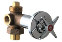 Chicago 769-HOTABCP Hot Water Concealed Angle Valve
