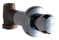 Chicago 770-665PSHCP Concealed Straight Valve