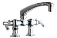 Chicago 772-L8ABCP Hot and Cold Water Sink Faucet