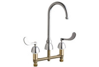 Chicago 786-GN2AFCE1ABCP Concealed Hot and Cold Water Sink Faucet