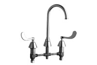 Chicago 786-GN2FCXKABCP E-Cast Concealed Kitchen Sink Faucet