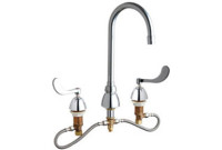 Chicago 786-HGN2AE3XKAB Concealed Hot and Cold Water Sink Faucet
