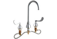 Chicago 786-HGN2FC-317AB Concealed Hot and Cold Water Sink Faucet