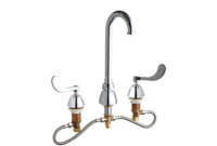 Chicago 786-HZGN1FC317ABCP Concealed Hot and Cold Water Sink Faucet