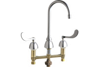 Chicago 786-TWGN2AE3ABCP Concealed Hot and Cold Water Sink Faucet with Third Water Inlet