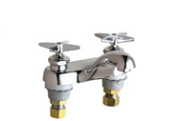 Chicago 802-633ABCP Hot and Cold Water Metering Sink Faucet