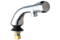 Chicago 807-E2805-665PSHAB Single Inlet Metering Sink Faucet