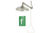 Haws 8133H Horizontal-Mounted Stainless Steel Drench Shower