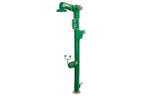 Haws 8317CTFP Heat-Traced Combination Drench Shower & Feather-Flo Eye/Face Wash