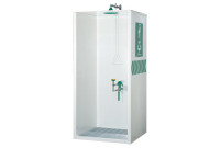 Haws 8605WC AXION MSR Fiberglass Combination Drench Shower & Eye/Face Wash