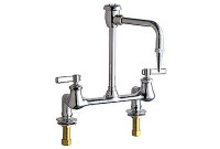 Chicago 947-369CP Combo Hot & Cold Water Faucet