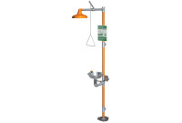 Guardian G1902 Combination Drench Shower & Eyewash (with Stainless Steel Receptor)