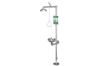 Guardian G1909P-HFC Combination Drench Shower & Eye/Face Wash (with Hand & Foot Control and Plastic Receptor)