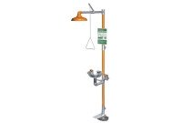 Guardian G1950P-HFC Combination Drench Shower & Eye/Face Wash (with Plastic Receptor and Hand/Foot Control)