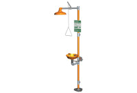 Guardian G1950P Combination Drench Shower & Eye/Face Wash (with Plastic Receptor)