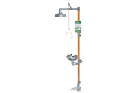 Guardian G1994HFC Stainless Steel Combination Drench Shower & Eye/Face Wash (with Hand & Foot Control)