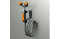 Guardian G5026 Wall-Mounted Combination Drench Hose & Eyewash