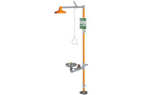 Guardian GBF1909 Barrier-Free Combination Drench Shower & Eye/Face Wash (with Plastic Showerhead)
