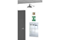 Guardian GBF2170 Recessed Combination Drench Shower & Eye/Face Wash (with Stainless Steel Showerhead)