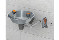 Guardian GFR1814 Freeze-Resistant Wall-Mounted Eyewash (with Stainless Steel Receptor) for 10" Wall Thickness