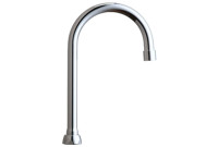 Chicago GN2BJKABCP 5-1/4" Rigid / Swing Gooseneck Spout 