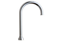 Chicago GN2JKABCP 5-1/4" Rigid / Swing Gooseneck Spout 