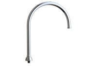 Chicago GN8AFCJKABCP 8" Flow Control Rigid / Swing Gooseneck Spout 