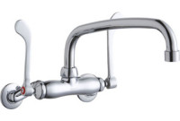 Elkay LK945AT10T6T Wall Mount Faucet, 3"-8" Adjustable  Centers