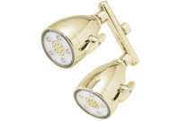 Speakman S-2222-BB 5-Jet Anystream 2000 Dual Showerhead - Bright Brass (Discontinued)
