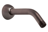 Speakman S-2500-ORB 7" Brass Arm & Flange w/ 1/2" MNPT Inlet & Outlet - Oil Rubbed Bronze
