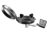 Bradley S19-220DCSS Stainless Steel Eye/Face Wash (with Hinged Dust Cover & Plastic Sprayheads)