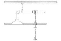 Speakman SE-235 Concealed Ceiling-Mounted Drench Shower (Discontinued)