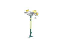 Speakman SE-420 Pedestal-Mounted Eye/Face Wash (with Rectangular Stainless Steel Receptor)