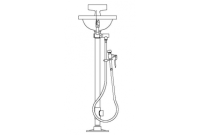 Speakman SE-430 Pedestal-Mounted Eye/Face Wash
