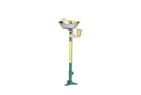 Speakman SE-584 Pedestal-Mounted Eyewash (with Round Stainless Steel Receptor)