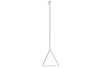 Haws SP200 Stainless Steel Drench Shower Pull Rod 28"